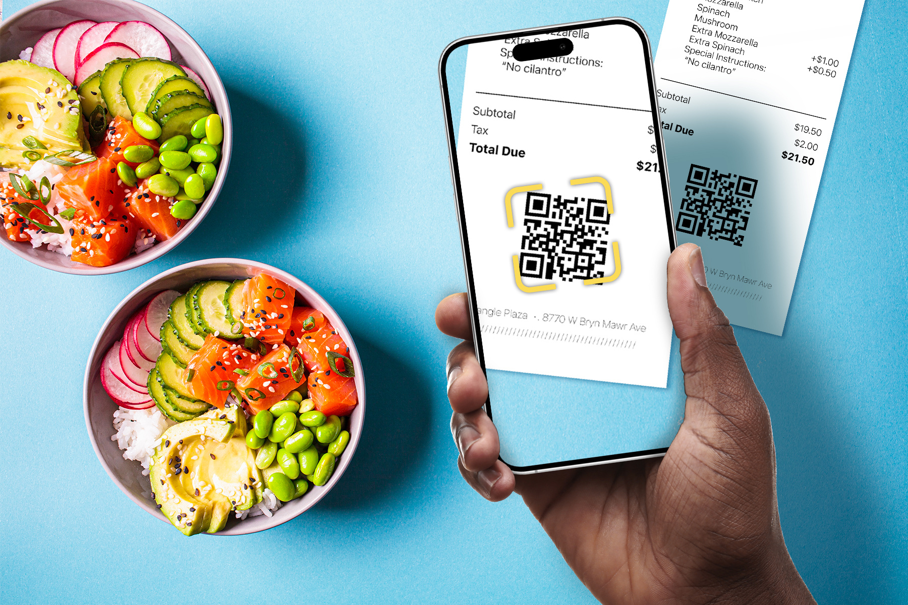 Scan to Pay on the Fooda App